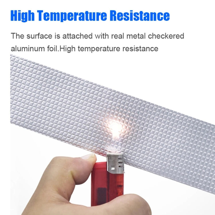 1.2mm Thickness Butyl Waterproof Tape Self-Adhesive Aluminum Foil Tape, 5cm x 5m, 15cm x 5m, 20cm x 5m, 10cm x 10m