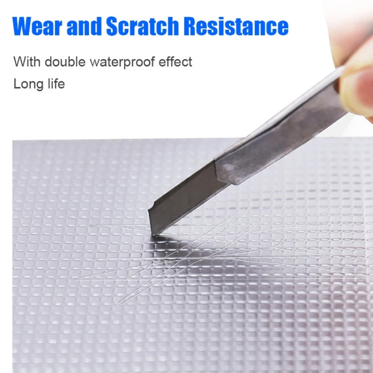 1.2mm Thickness Butyl Waterproof Tape Self-Adhesive Aluminum Foil Tape, 5cm x 5m, 15cm x 5m, 20cm x 5m, 10cm x 10m