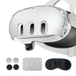 For Meta Quest 3 PC Protective Shell, 7 In 1 (Glitter Transparent), 7 In 1 (Glitter Transparent Blue), 7 In 1 (Glitter Transparent Red), Single Shell (Glitter Transparent), Single Shell (Glitter Transparent Blue), Single Shell (Glitter Transparent Red)...