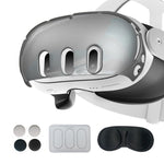 For Meta Quest 3 PC Protective Shell, 7 In 1 (Glitter Transparent), 7 In 1 (Glitter Transparent Blue), 7 In 1 (Glitter Transparent Red), Single Shell (Glitter Transparent), Single Shell (Glitter Transparent Blue), Single Shell (Glitter Transparent Red)...