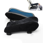 Curve Three-dimensional Support Memory Foam Office Chair Armrest Pad, Black, Gel Grid, Grid, Gray Grid, Gray