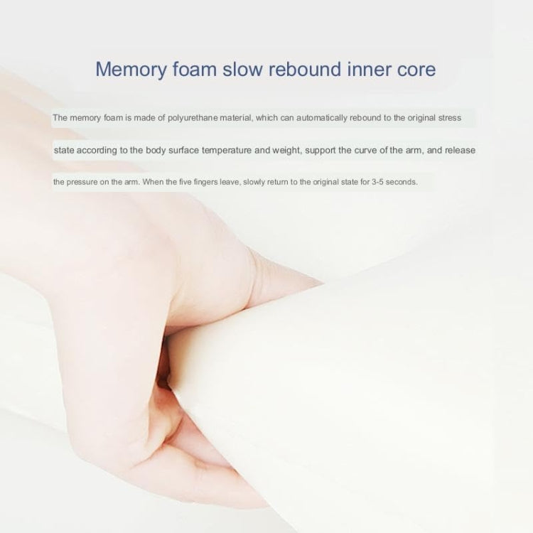 Curve Three-dimensional Support Memory Foam Office Chair Armrest Pad, Black, Gel Grid, Grid, Gray Grid, Gray