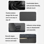 Curve Three-dimensional Support Memory Foam Office Chair Armrest Pad, Black, Gel Grid, Grid, Gray Grid, Gray