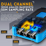 FNIRSI 3 In 1 Handheld Digital Oscilloscope Dual-Channel Multimeter, 2C23T Standard, 2C23T Upgrade