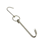 Stainless Steel Double Ring Duck Cooker Hanger Outdoor Barbecue Hanging Hook Stand, 3 Centi Small Ring 23cm, 3 Centi Small Wax Ring 24.5cm, 3 Centi Large Wax Ring 33cm, 3 Centi Medium Wax Ring 29cm, 4 Centi  Steel Thick Short 24cm                      ...