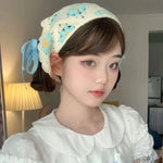 Handmade Crochet Triangle Headband Versatile Vintage Girl Rustic Hairband, One Size