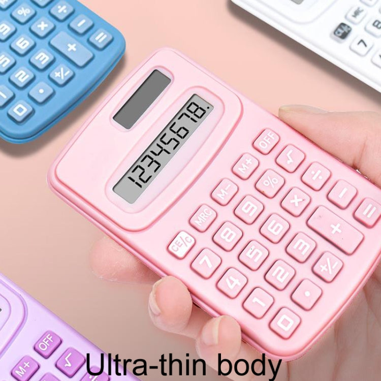 Small Solid Color Calculator Dormitory Student Office Exam Tool