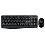 T-WOLF TF-100 2.4G Bluetooth Laptop Office Wireless Keyboard and Mouse Set, TF-100(Black)