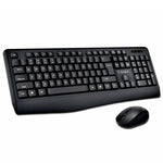 T-WOLF TF-100 2.4G Bluetooth Laptop Office Wireless Keyboard and Mouse Set, TF-100(Black)