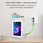 5 Zoll HD Digitaler Fotorahmen Kristall-Werbeplayer 1080P Bewegtbildanzeige-Player, 5 Zoll (US-Stecker), 5 Zoll (EU-Stecker), 5 Zoll (UK-Stecker)