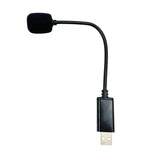 ميكروفون مؤتمر فيديو مباشر للكمبيوتر بقابس USB مباشر، 4.0x205 مم، 4.0x255 مم، 4.0x255 مم مع مفتاح تشغيل
