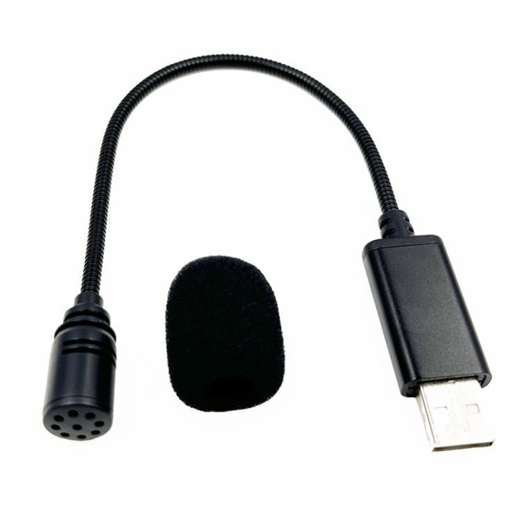 ميكروفون مؤتمر فيديو مباشر للكمبيوتر بقابس USB مباشر، 4.0x205 مم، 4.0x255 مم، 4.0x255 مم مع مفتاح تشغيل