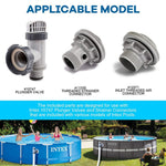 For Intex Pool Plunger Valves O-Ring Rubber 25076RP Washer Ring Kit, 6pcs /Set, 2pcs 10745, 2pcs 10262, 2pcs 10255