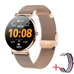 T8 1.3-inch Heart Rate/Blood Pressure/Blood Oxygen Monitoring Bluetooth Smart Watch, Gold, Silver, Orange, Silver Gray