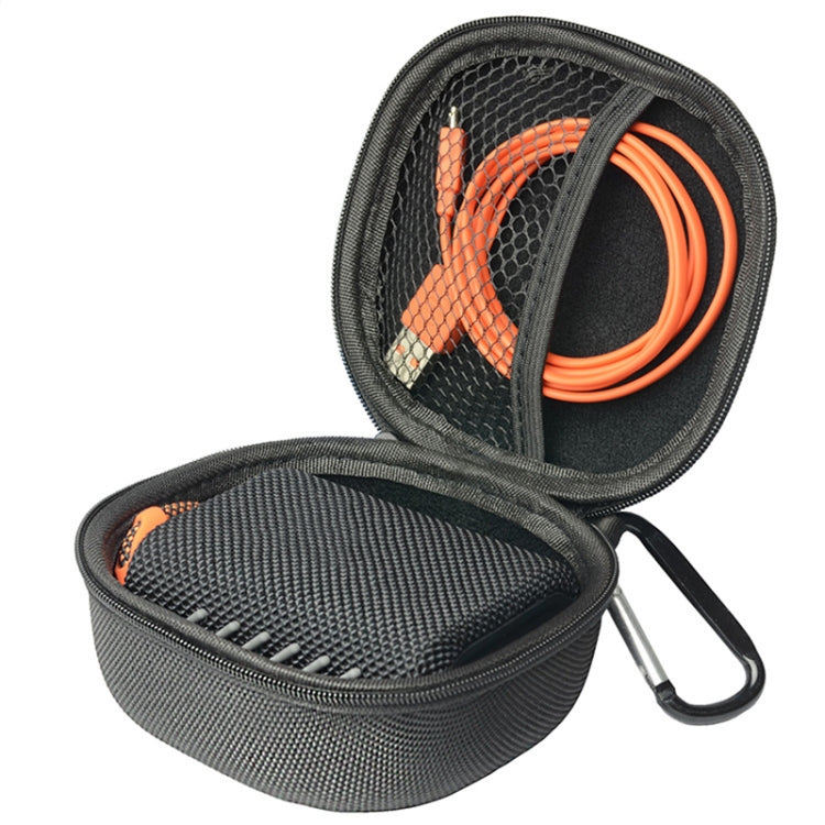 For JBL GO4 Bluetooth Speaker Portable Storage Bag Protective Case, Blue, Black, Orange, Black Carbon Fiber