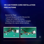 For Volkswagen/Skoda 2+64G Player Large Screen Carplay Android Navigation Reversing Camera Integrated Machine, 2+64G