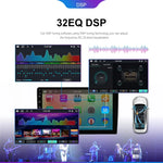 جهاز تشغيل أندرويد عالمي بشاشة HD كبيرة 6+128 جيجابايت، مشغل بلوتوث للسيارة، ملاحة GPS أندرويد، جهاز متكامل، 7 إنش، 9 إنش، 10.1 إنش