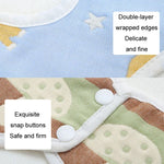 2pcs Dual Sided Newborn Baby Petal Waterproof Bib Six Layers Gauze Cotton Plum Bib, Cedar Pink