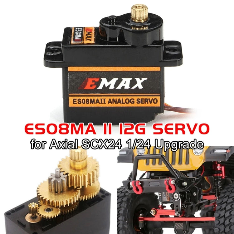 Servo micro à dents métalliques EMAX ES08MA II 12 g, EMAX ES08MA II