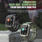 C20Plus 1.81-inch Health Monitoring Waterproof Bluetooth Call Smart Watch, Black, Green, Camouflage Black, Camouflage Green, Black Leather, Brown Leather, Black Steel, Black Bamboo Knot, Black 3-Beads