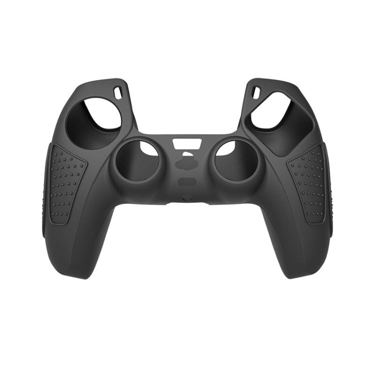 Étui de protection en silicone pour manette PS5 : coque souple antidérapante, blanc, bleu, noir, blanc + 2 chapeaux, bleu + 2 chapeaux, noir + 2 chapeaux, blanc + 8 chapeaux, bleu + 8 chapeaux, noir + 8 chapeaux