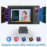 12th Intel Alderlake Dual HDMI+VGA Triple Display 4K HD Pocket Mini PC, GK3Plus N100 8G+128G US Plug, GK3Plus N100 8G+128G UK Plug, GK3Plus N100 8G+128G EU Plug, GK3Plus N100 8G+256G US Plug, GK3Plus N100 8G+256G EU Plug, GK3Plus N100 8G+256G UK Plug  ...