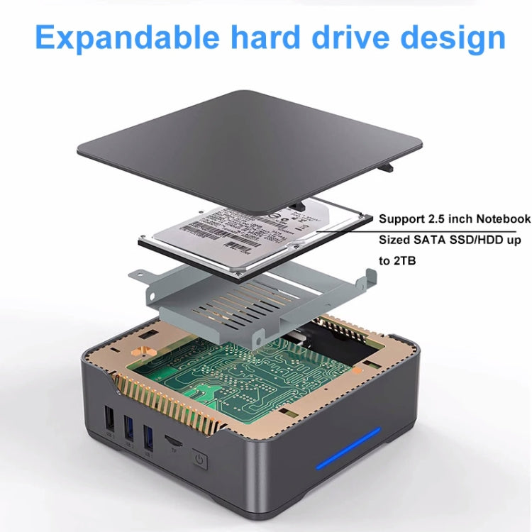 12th Intel Alderlake Dual HDMI+VGA Triple Display 4K HD Pocket Mini PC, GK3Plus N100 8G+128G US Plug, GK3Plus N100 8G+128G UK Plug, GK3Plus N100 8G+128G EU Plug, GK3Plus N100 8G+256G US Plug, GK3Plus N100 8G+256G EU Plug, GK3Plus N100 8G+256G UK Plug  ...