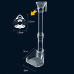 Fish Tank Feeding Tube Acrylic Feeder Small Fish Feeding Tube, 13-18cm, 20-32cm