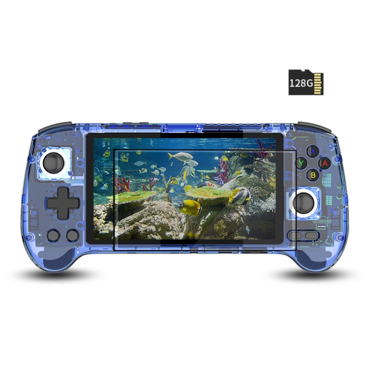 Console de jeu portable ANBERNIC RG556, système Android 13, écran AMOLED 5,48 pouces, Wi-Fi, Bluetooth, 128 Go + 128 Go ou 128 Go + 256 Go