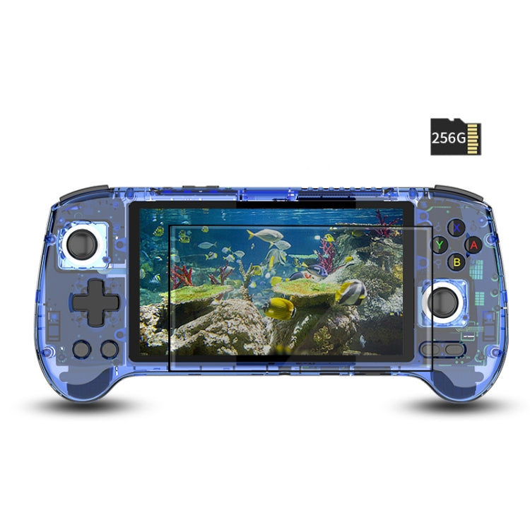 ANBERNIC RG556 Handheld Game Console Android 13 System 5.48-Inch AMOLED Screen WIFI Bluetooth Game Player, 128GB+128GB, 128GB+256GB