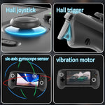 ANBERNIC RG556 Handheld Game Console Android 13 System 5.48-Inch AMOLED Screen WIFI Bluetooth Game Player, 128GB+128GB, 128GB+256GB