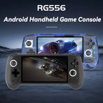 ANBERNIC RG556 Handheld Game Console Android 13 System 5.48-Inch AMOLED Screen WIFI Bluetooth Game Player, 128GB+128GB, 128GB+256GB