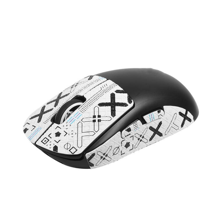 For Logitech GPW 2-Generation Mouse Anti-Slip Stickers Absorb Sweat Paste, White Print Half Surround, Black Gold Print Half Surround, Black Print Half Surround, Black Print Fully Surround, White Print Fully Surround, Black Gold Fully Surround