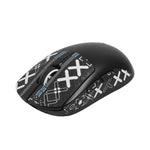 For Logitech GPW 2-Generation Mouse Anti-Slip Stickers Absorb Sweat Paste, White Print Half Surround, Black Gold Print Half Surround, Black Print Half Surround, Black Print Fully Surround, White Print Fully Surround, Black Gold Fully Surround