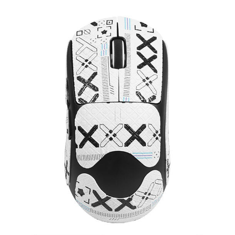 For Logitech GPW 2-Generation Mouse Anti-Slip Stickers Absorb Sweat Paste, White Print Half Surround, Black Gold Print Half Surround, Black Print Half Surround, Black Print Fully Surround, White Print Fully Surround, Black Gold Fully Surround