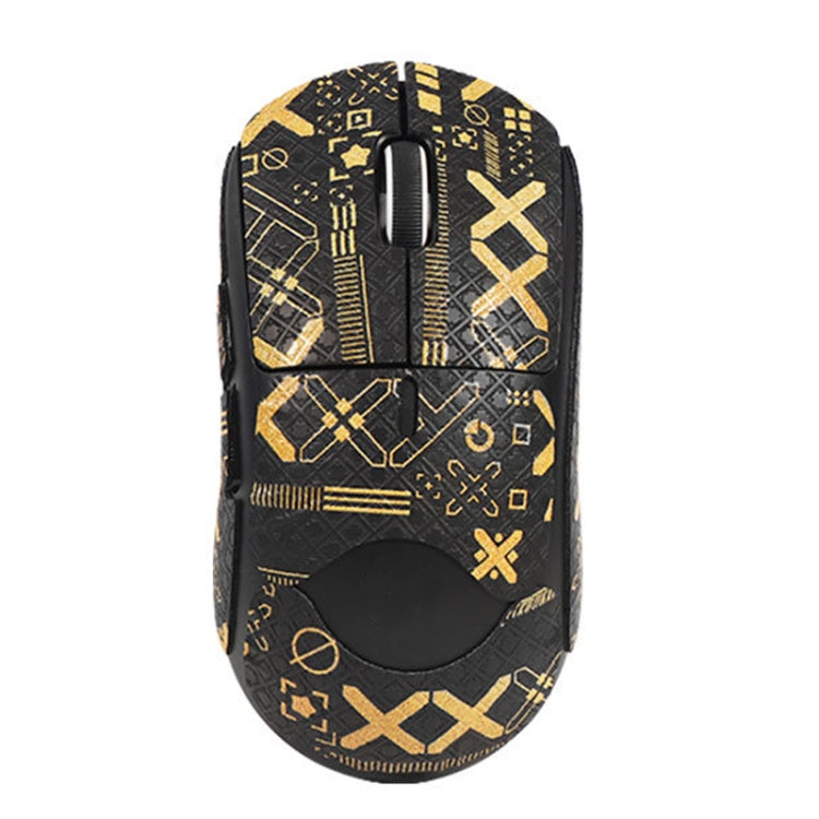For Logitech GPW 2-Generation Mouse Anti-Slip Stickers Absorb Sweat Paste, White Print Half Surround, Black Gold Print Half Surround, Black Print Half Surround, Black Print Fully Surround, White Print Fully Surround, Black Gold Fully Surround