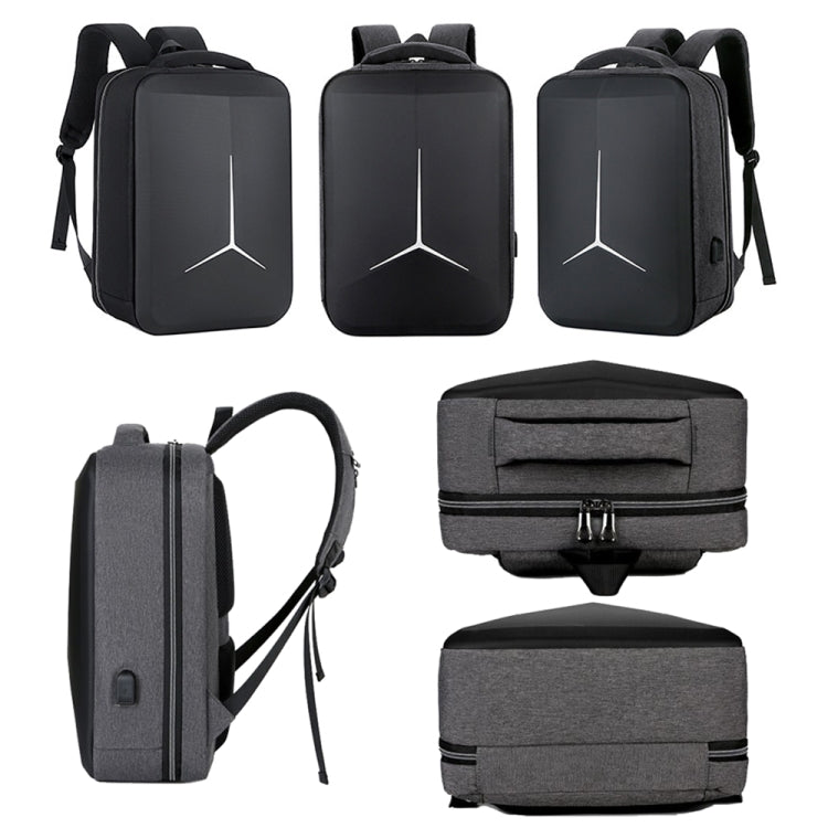 Multifunctional Waterproof Business Sports Laptop Backpack with USB Port, 15 inch, 17 inch