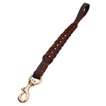 Leather Pet Leash Short Pull Rope Dog Chain, 1.8x50cm