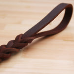 Leather Pet Leash Short Pull Rope Dog Chain, 1.8x50cm