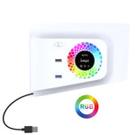 Cache de ventilateur de refroidissement à contrôle de température ipega PG-P5S019 + hub USB avec lumières RGB, ipega PG-P5S019