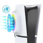 Cache de ventilateur de refroidissement à contrôle de température ipega PG-P5S019 + hub USB avec lumières RGB, ipega PG-P5S019