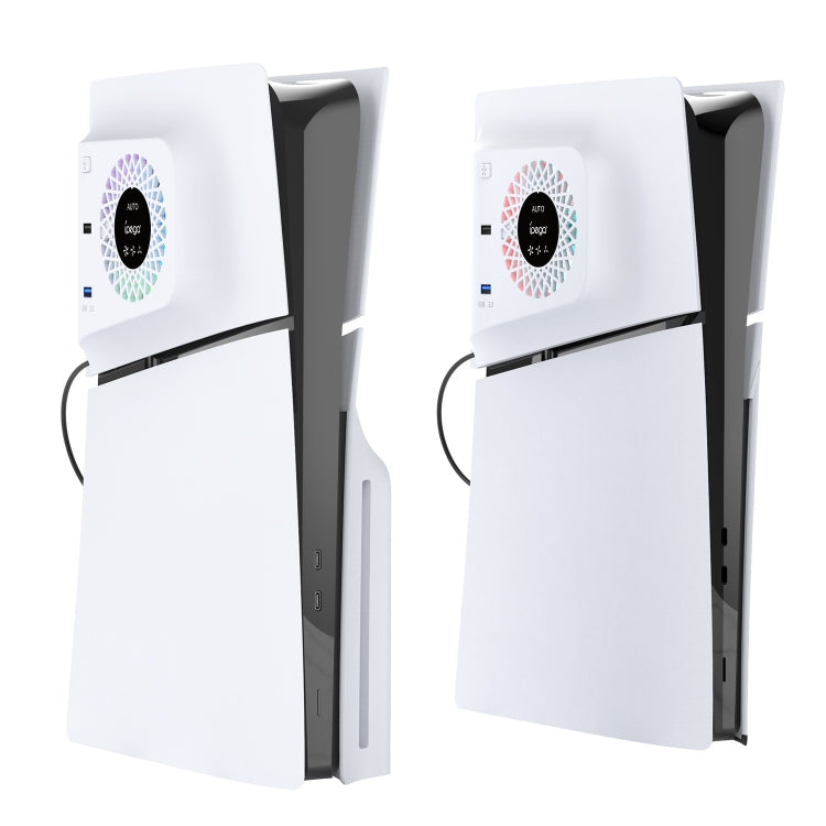 Cache de ventilateur de refroidissement à contrôle de température ipega PG-P5S019 + hub USB avec lumières RGB, ipega PG-P5S019