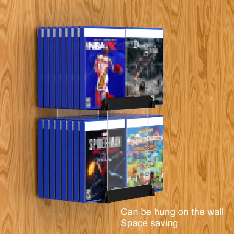 Support mural de rangement pour CD de jeux vidéo, 32 feuilles