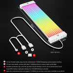AOSOR Al200 Neon Cable Computer Motherboard Graphics Card Glow Board Power Supply Line Decoration, AL200