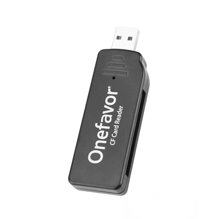 قارئ بطاقات CF عالي السرعة USB2.0 للقراءة والكتابة من Onefavor، قارئ بطاقات CF