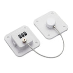 Child Safety Lock No Hole Window Limiter Refrigerator Drawer Cabinet Combination Lock, 3-bit Black, 3-bit White, 2-bit Black, 2-bit White, 2-bit Gray