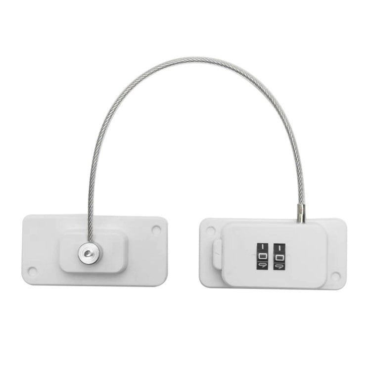 Child Safety Lock No Hole Window Limiter Refrigerator Drawer Cabinet Combination Lock, 3-bit Black, 3-bit White, 2-bit Black, 2-bit White, 2-bit Gray