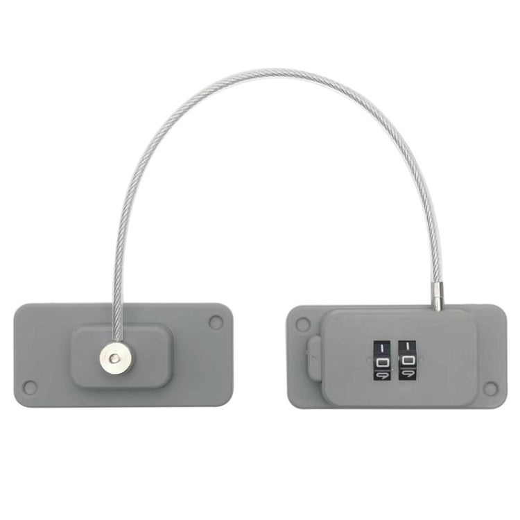Child Safety Lock No Hole Window Limiter Refrigerator Drawer Cabinet Combination Lock, 3-bit Black, 3-bit White, 2-bit Black, 2-bit White, 2-bit Gray