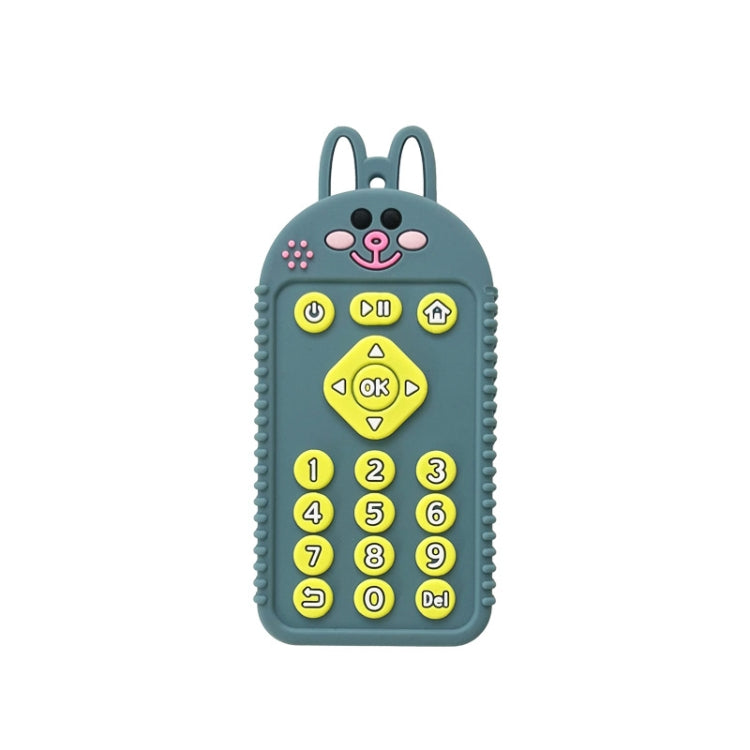 Cartoon Reomte Baby Teething Toys Silicone Baby Teether for Newborn Toddlers Infants, Puppy Black, Puppy Blue, Puppy Green, Bunny Black, Bunny Blue, Bunny Green, Bear Black, Bear Blue, Bear Green