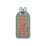 Cartoon Reomte Baby Teething Toys Silicone Baby Teether for Newborn Toddlers Infants, Puppy Black, Puppy Blue, Puppy Green, Bunny Black, Bunny Blue, Bunny Green, Bear Black, Bear Blue, Bear Green